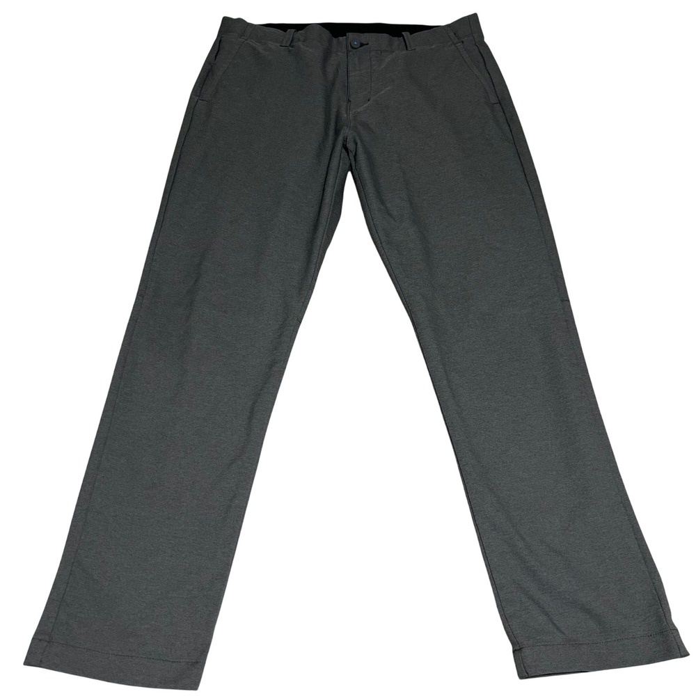 Tommy Bahama Boracay Pants Mens 35 32 Gray Flat Front Chino Golf Trousers